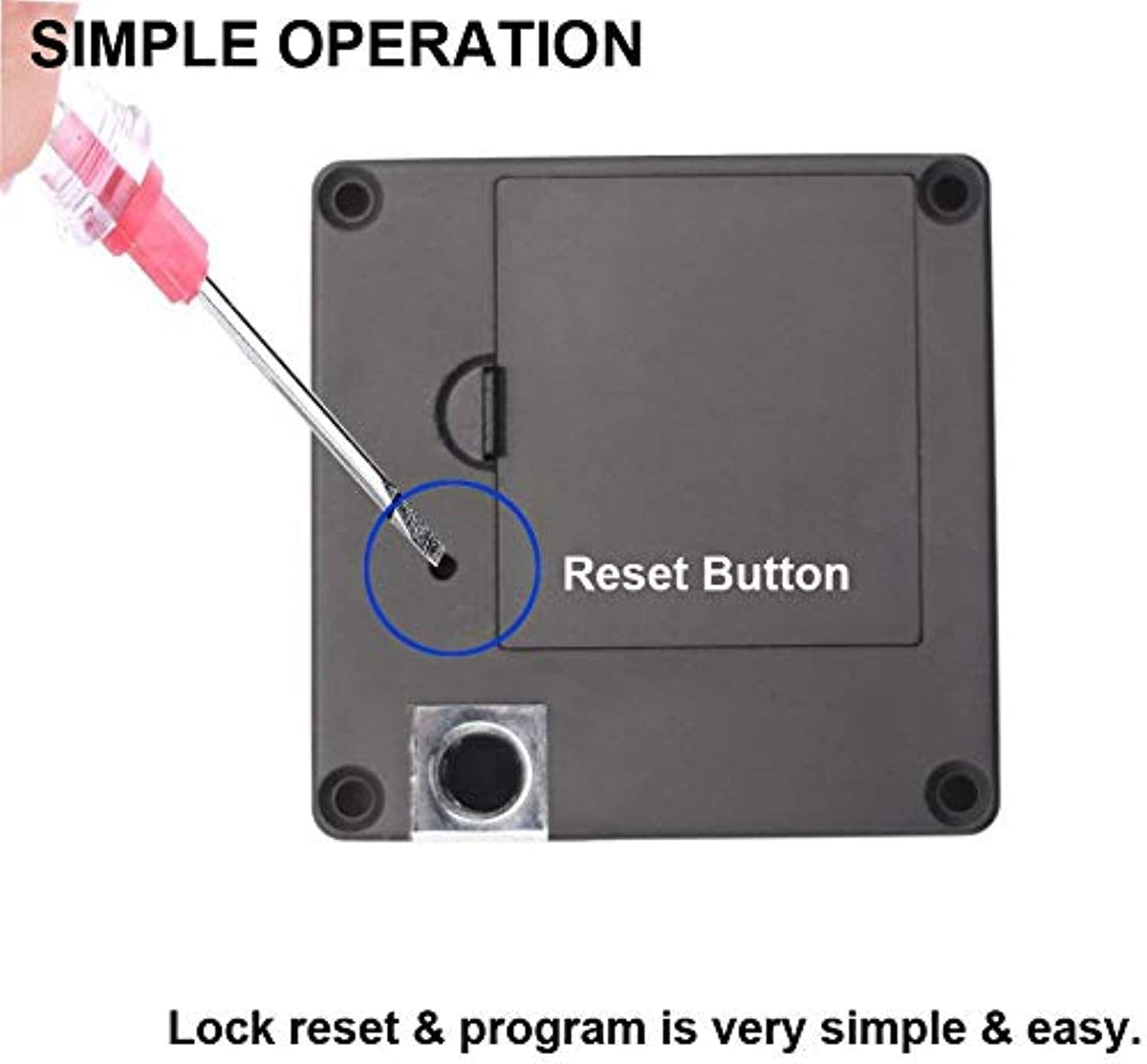 Homello Electronic Lock with USB Cable Hidden DIY RFID Locks