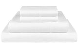 KETHER Luxury Hotel Collection Double Brushed Microfiber - 1800 Series - Twin Size Sheet Set with 15 Inch Deep Pocket (Solid White) - 3 Piece Set - Wrinkle Free, Stain Resistant Bed Sheet Set