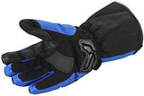 ILM Alloy Steel Bicycle Motorcycle Motorbike Powersports Racing Touchscreen Gloves (M, BLUE)