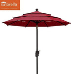 EliteShade 9Ft Market Umbrella Patio Outdoor Backyard Aluminum Table Umbrella (FadeSafe Beige)