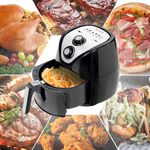 Secura Air Fryer 3.4Qt / 3.2L 1500-Watt Electric Hot XL Air Fryers Oven Oil Free Nonstick Cooker with/Recipes for Frying, Roasting, Grilling, Baking