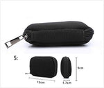 Uactor Storage Bag for USB Flash Drive|U Disk Holder| USB Drive Shuttle 10-Capacity (10-Capacity Bag, Black)