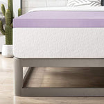 Best Price Mattress Mattress Topper - 2" Memory Foam Bed Topper Lavender Cooling Mattress Pad, Queen Size