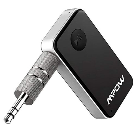 Mpow Bluetooth Receiver, Portable Bluetooth 4.1 Car Adapter & Bluetooth Car Aux Adapter for Music Streaming Sound System, Hands-free Audio Adapter & Wireless Car Kits for Home/Car Audio Stereo System