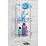 ToiletTree Products Shower Floor Caddy, Stainless Steel, Rust-Free Guarantee, 3 Tiers