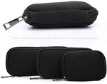 Uactor Storage Bag for USB Flash Drive|U Disk Holder| USB Drive Shuttle 10-Capacity (10-Capacity Bag, Black)