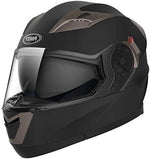 YEMA Helmet Unisex-Adult Motorcycle Racing Modular DOT Street Helmet (White, S)