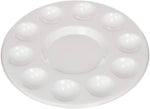 Olia Design Round Professional Plastic Paint Platte Tray White - RoundPlatte