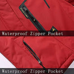 Men's Winter Coats Mountain Ski Jacket Warm Snow Jacket Waterproof Windproof Rain Jacket for Hiking Camping Outwear