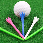 Champkey SDP Hybrid Plastic Golf Tees Pack of 120 (1-1/2", 2-3/4" & 3-1/4" Available) - Reduce Friction & Side Spin,More Durable & Stable Golf Plastic Tees