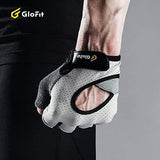 Glofit FREEDOM Workout Gloves, Knuckle Weight Lifting Shorty Fingerless Gloves with Curved Open Back, for Powerlifting, Gym, CrossFit, Women and Men