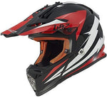 LS2 Helmets Motorcycle & Powersports Helmet's Off-Road Fast Mini V2 (Strong Red Blue, Medium)