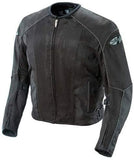 Joe Rocket Phoenix 5.0 Men's Mesh Motorcycle Riding Jacket (Black/Black, Medium)