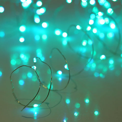YIHONG Christmas Fairy String Lights USB Powered, 33ft Twinkle Lights with RF Remote, Color Change Firefly Lights - 13 Colors