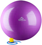 Black Mountain Products 2000lbs Static Strength Exercise Stability Ball with Pump