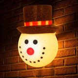 SANKUU Christmas Porch Light Covers, Holiday Outdoor Light Covers Christmas Snowman Outdoor Decoration for Porch Lights, Garage Lights (1 Pcs)