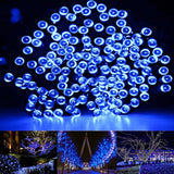 Binval Solar Christmas Lights ,72ft 200 LED Solar String Lights ,8 Modes Solar Lights Outdoor Decorative Lighting for Home Lawn Garden Wedding Patio Party Holiday