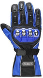 ILM Alloy Steel Bicycle Motorcycle Motorbike Powersports Racing Touchscreen Gloves (M, BLUE)